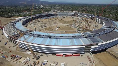 New Drone Footage of Apple Campus 2.0 Captioned with Construction ...