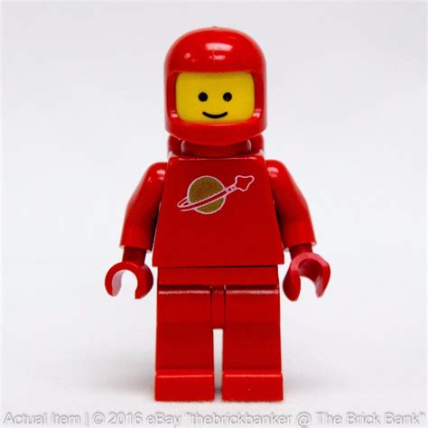 LEGO Vintage Original sp005 Classic Red Space Astronaut Minifigure with ...