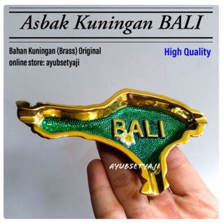 Jual Asbak BALI Kuningan antik asbak Pulau Bali Indonesia Souvenir asbak antik unik Aksesoris ...