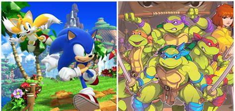 Fan Reimagines Sonic As Vibrant TMNT-Style Beat Em Up Game