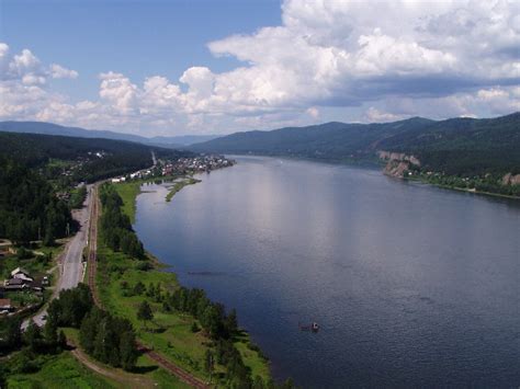 Universe Beauty: Yenisei River