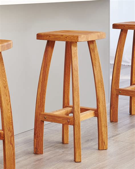 Oak Bar Stools | Weathered & Solid Oak Bar Stools by Danetti