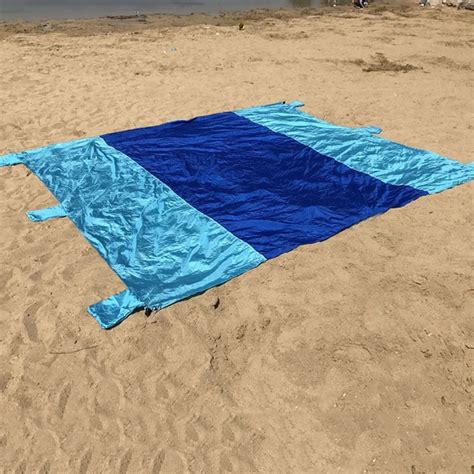 2017 Sand Escape Compact Outdoor Beach Blanket / Picnic Blanket Waterproof Nylon Portable ...