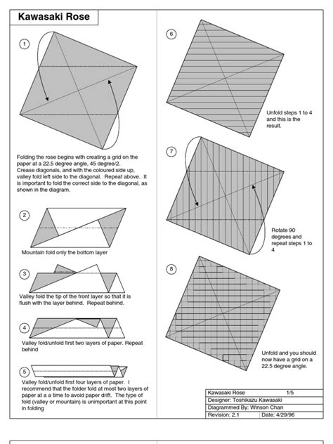 Kawasaki Rose Origami | Origami | Mathematics