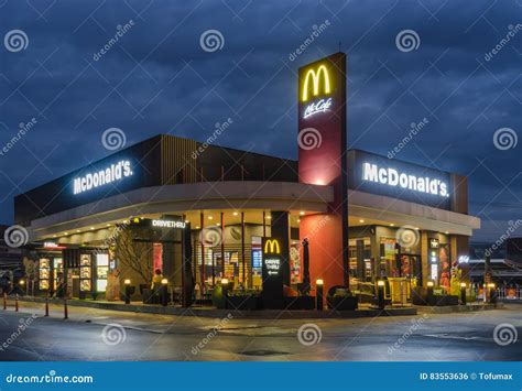 McDonald`s exterior editorial photo. Image of donalds - 83553636