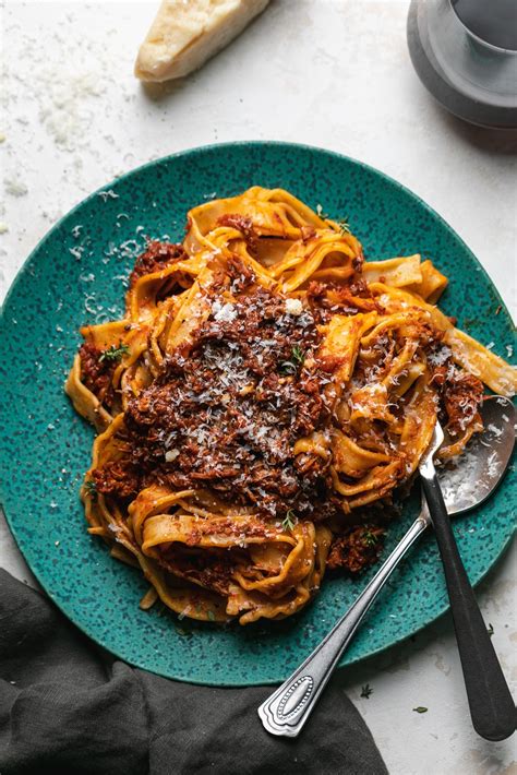 Braised Pork Ragu Pasta (elegant + simple to make) - Spices in My DNA