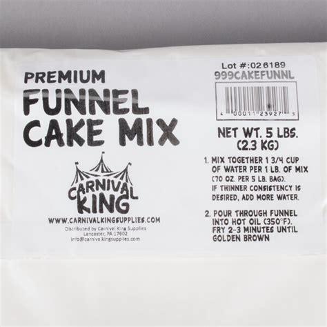 Carnival King Funnel Cake Kit with 8" Ring Mold, Pitcher, and Funnel Cake Mix