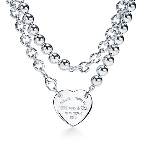 Return to Tiffany™ heart tag wrap necklace in sterling silver, 32 ...