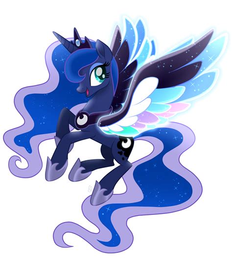 Princess Luna Rainbow Wings - Mlp (Vector) by SugaryIceCreamMlp on ...