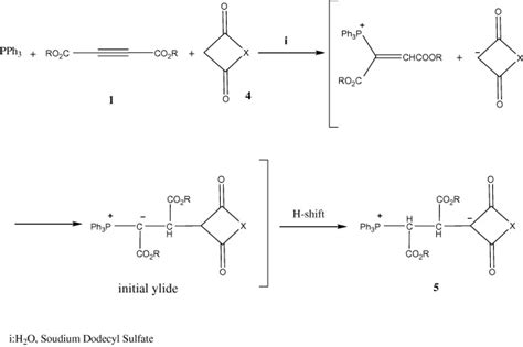 Synthesis of 1,4-diionic organophosphorus compound 5a–f in the presence... | Download Scientific ...