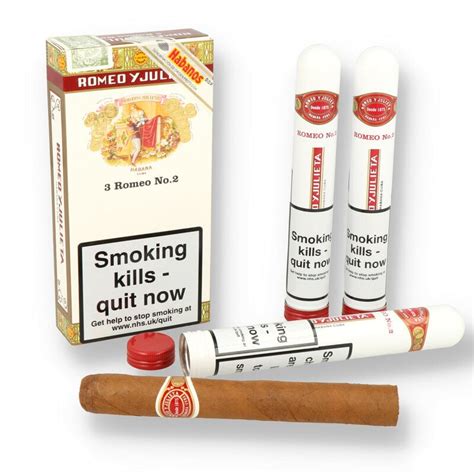 Romeo Y Julieta No.2 (Box of 3 Tubed Cuban Cigars)