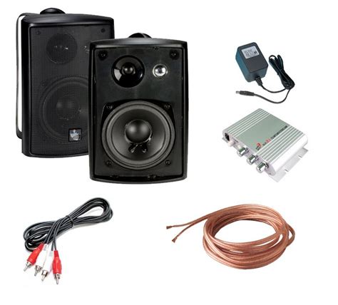 Outdoor Speaker Kit with Amp - The TV Shield