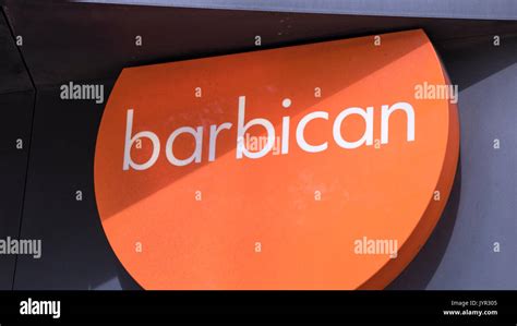 Barbican Centre logo, London, UK Stock Photo - Alamy