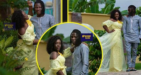 Stonebwoy And Wife Release Photos To Mark One Year Wedding Anniversary