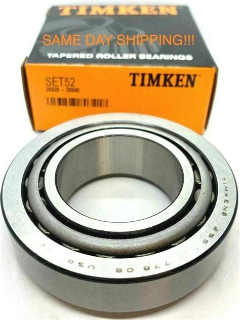 25580 / 25520 TIMKEN MADE IN USA 1-3/4" Tapered Roller Bearing Set A52 - Rodavictoria USA