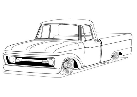 Old Pickup Truck Coloring Pages – En Güncel Araba Resimleri | Truck ...