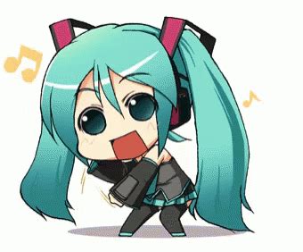 Miku Anime GIF - Miku Anime Chibi - Discover & Share GIFs