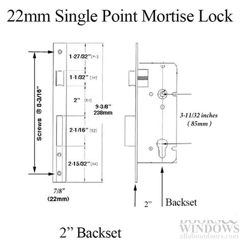 Pella Single Point Entrance Mechanism with 3-11/32" (85mm) Handle ...