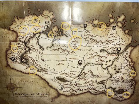 Skyrim All Treasure Map Locations - Clarie Cassandra