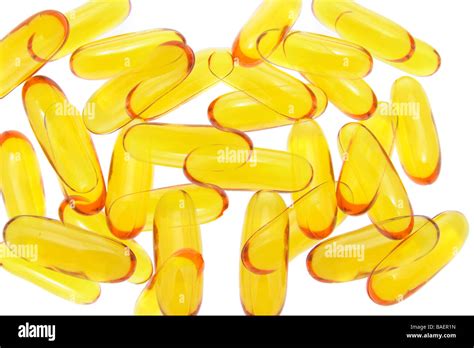 Fish Oil Capsules Stock Photo - Alamy