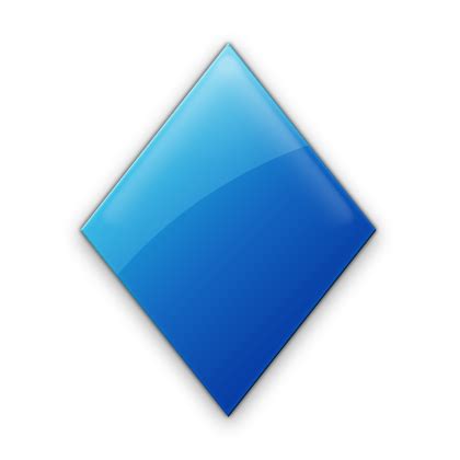 Blue diamond shape clip art - Clipartix