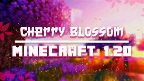 🍒 Cherry Blossom Texture Pack de MINECRAFT 1.20 ️ // Descarga - YouTube