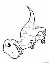 Dinosaur Cute T Rex Coloring page Printable sketch template