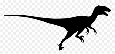 Free Dinosaur Silhouette Png - Velociraptor Silhouette, Transparent Png ...