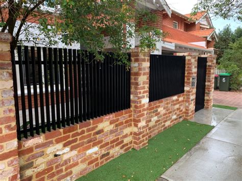 Aluminium Slat Fence Installation — Craftsman Fencing