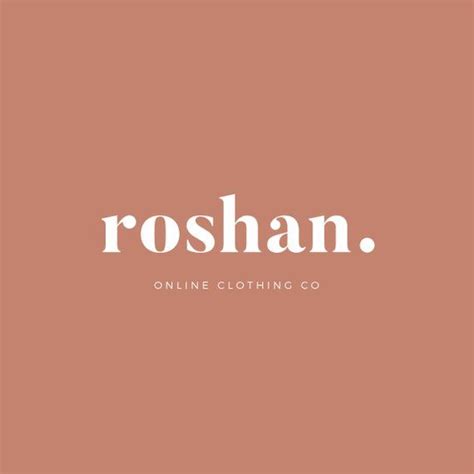 Roshan Ready Made Logo / Premade Logo Design / Brand Identity for Influencers, Entrepreneurs and ...