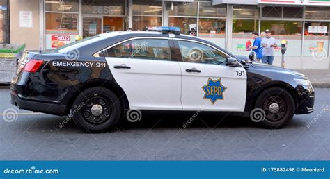 Car of San Francisco Police Department SFPD, Editorial Stock Photo - Image of emergency, diego ...