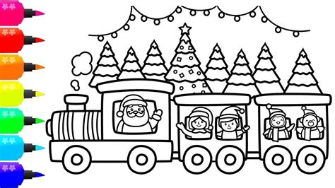 99 New Ideas Christmas train coloring pages printable for Beginner ...