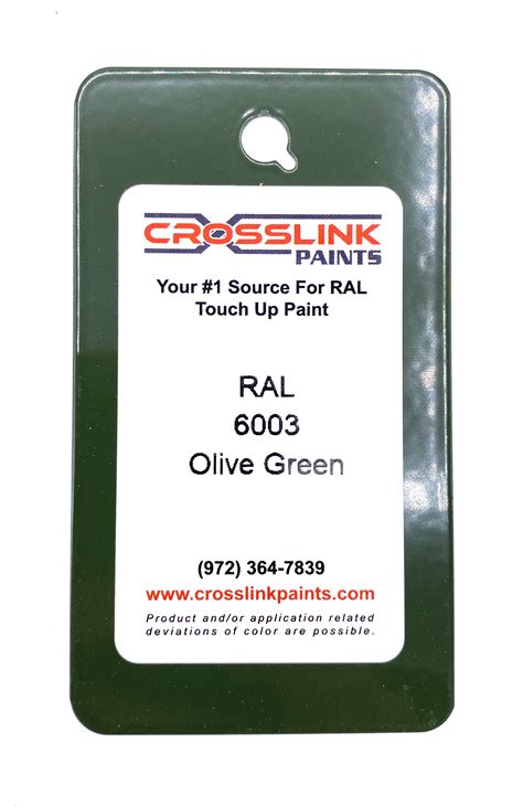 RAL 6003 Olive Green Powder Coating Powder | LVP Paints