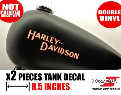 Harley Davidson gas tank STICKER TANK logo Decal motorcycle | Etsy