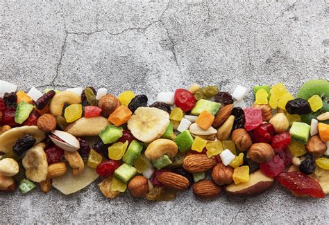 Various dried fruits and nuts 4967600 Stock Photo at Vecteezy