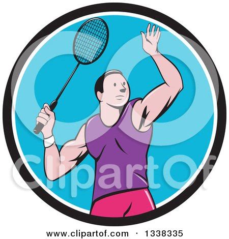 Badminton Player Clipart