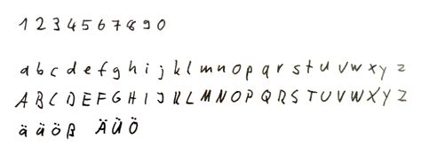 numbers - How different is German handwriting from American's? - German ...