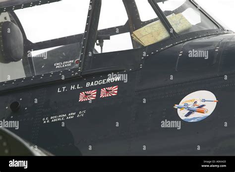 Grumman TBM Avenger cockpit from outside Stock Photo - Alamy