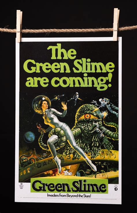 Green Slime 1968 Vintage Movie Poster _glossy_high Quality - Etsy