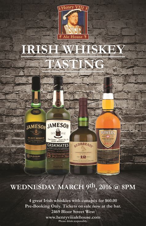 Irish Whiskey Tasting