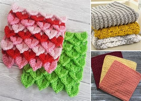 Zero Waste Crochet Dishcloths Ideas - Pattern Center