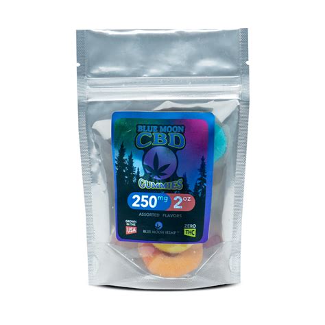 CBD Gummies - 2oz 250mg - Blue Moon Hemp