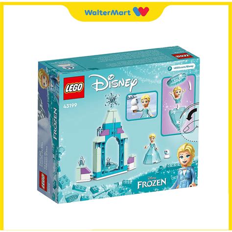 LEGO Disney Princess Elsa's Castle Courtyard Building Blocks 43199 ...