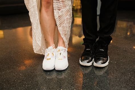 Bride and Groom Nike Sneakers