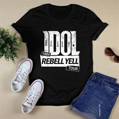 Billy Idol Rebel Yell 1984 Tour T-Shirt - Lesgusa