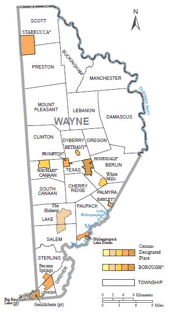 Wayne County, Pennsylvania Facts for Kids