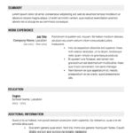 Resume Templates Free (1) - TEMPLATES EXAMPLE | TEMPLATES EXAMPLE