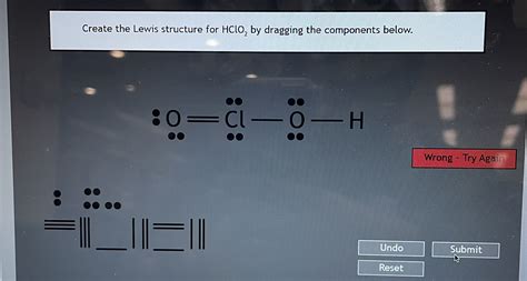 Solved Create the Lewis structure for HClO2 by dragging the | Chegg.com