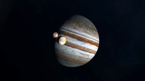 The Jovian Moons Transiting Across Surface Stock Motion Graphics SBV ...