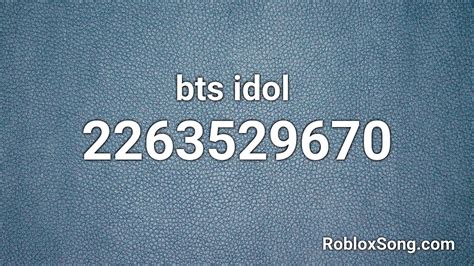 bts idol Roblox ID - Roblox Music Code - YouTube